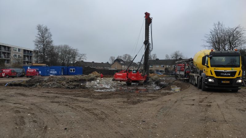 Boorwerkzaamheden NB 22 appartementen Assen Oost afgerond