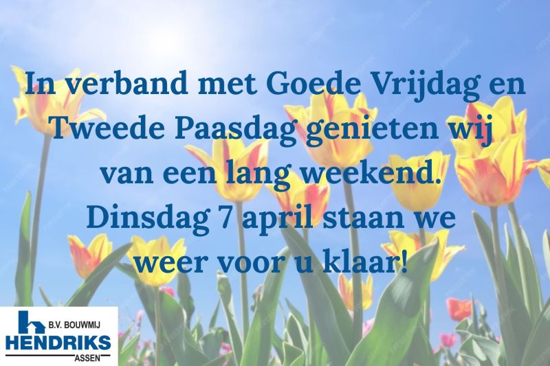 Goede Vrijdag en Pasen 2026